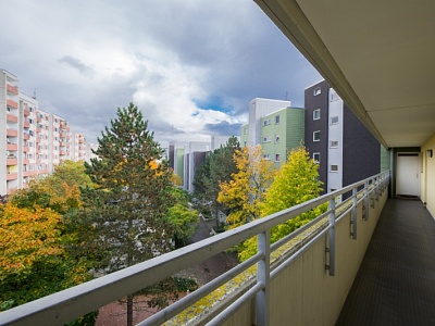 vue du balcon