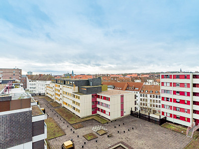 Ausblick vom Balkon