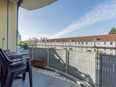 Ausblick vom Balkon