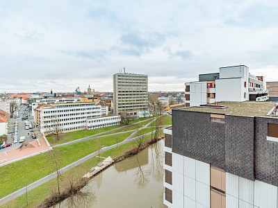 Ausblick vom Balkon